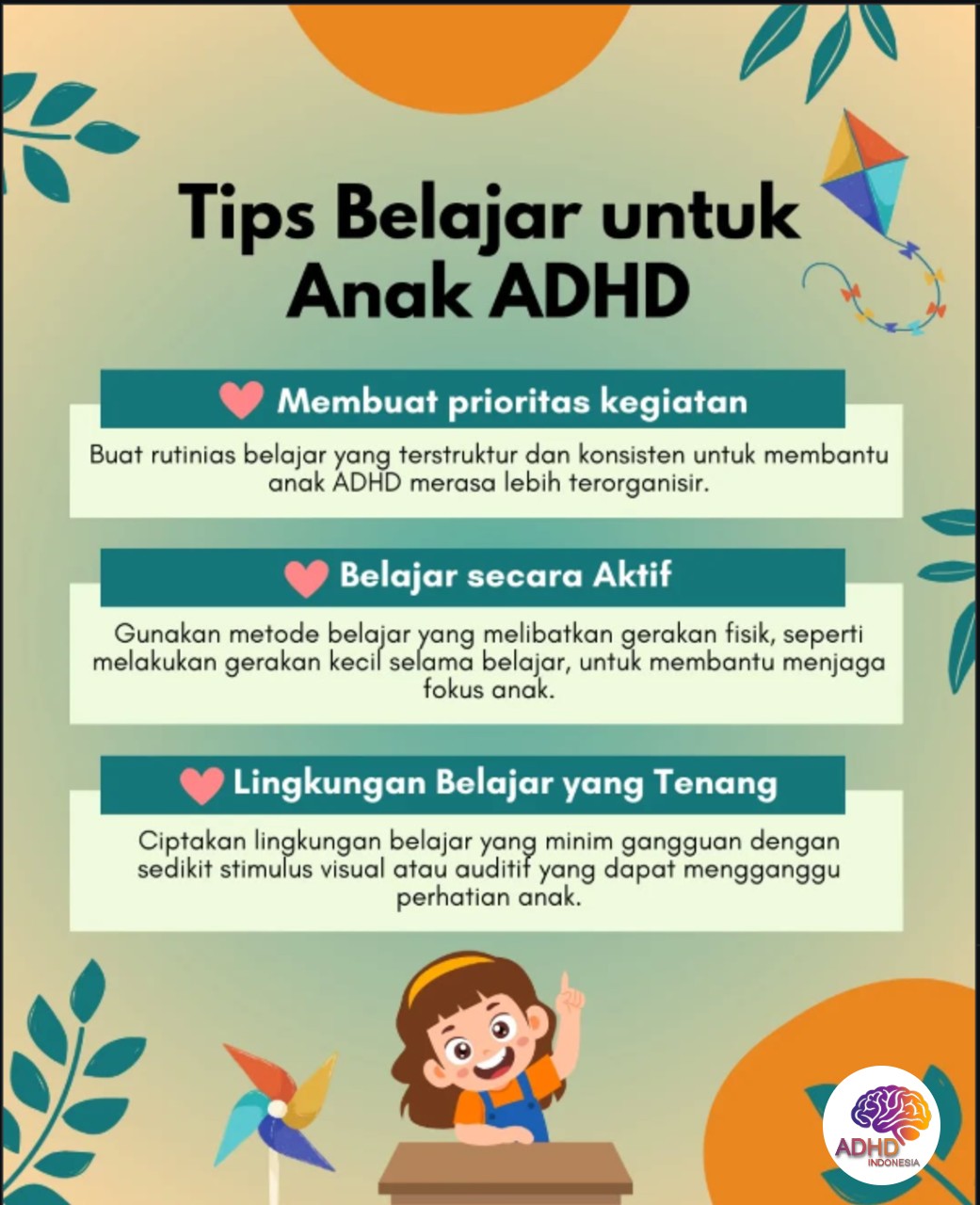 Strategi Belajar yang Cocok untuk Anak ADHD di Kabupaten Pangandaran
